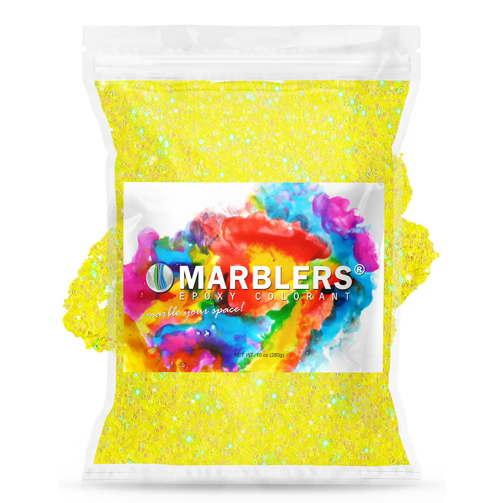 [Fine Glitter] Rainbow Yellow
