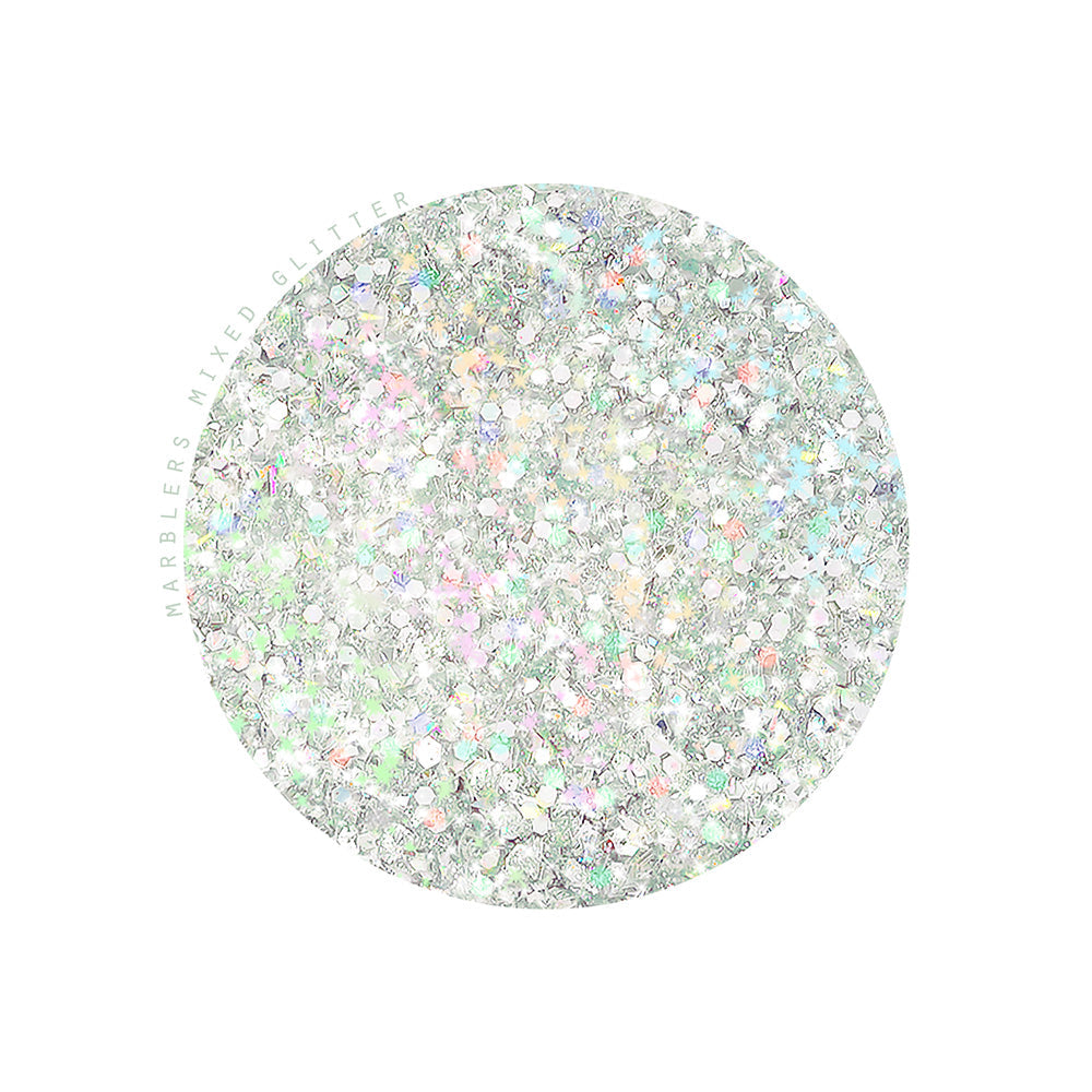 [Mixed Glitter] Silver
