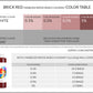 [Water Based Liquid Pigment] Brick Red