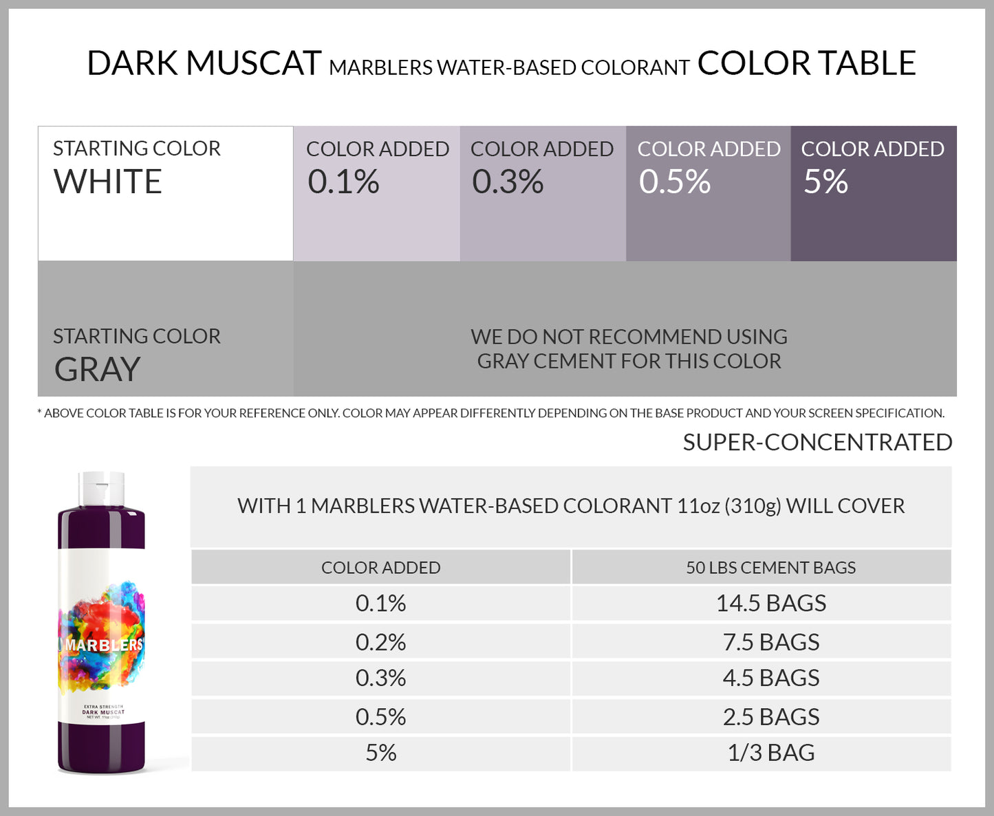 [Water Based Liquid Pigment] Dark Muscat