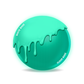 [Water Based Fluorescent Pigment] Electric Cyan