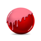 [Water Based Liquid Pigment] Rich Red