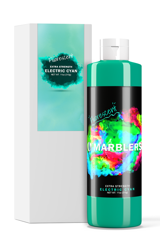 [Water Based Fluorescent Pigment] Electric Cyan
