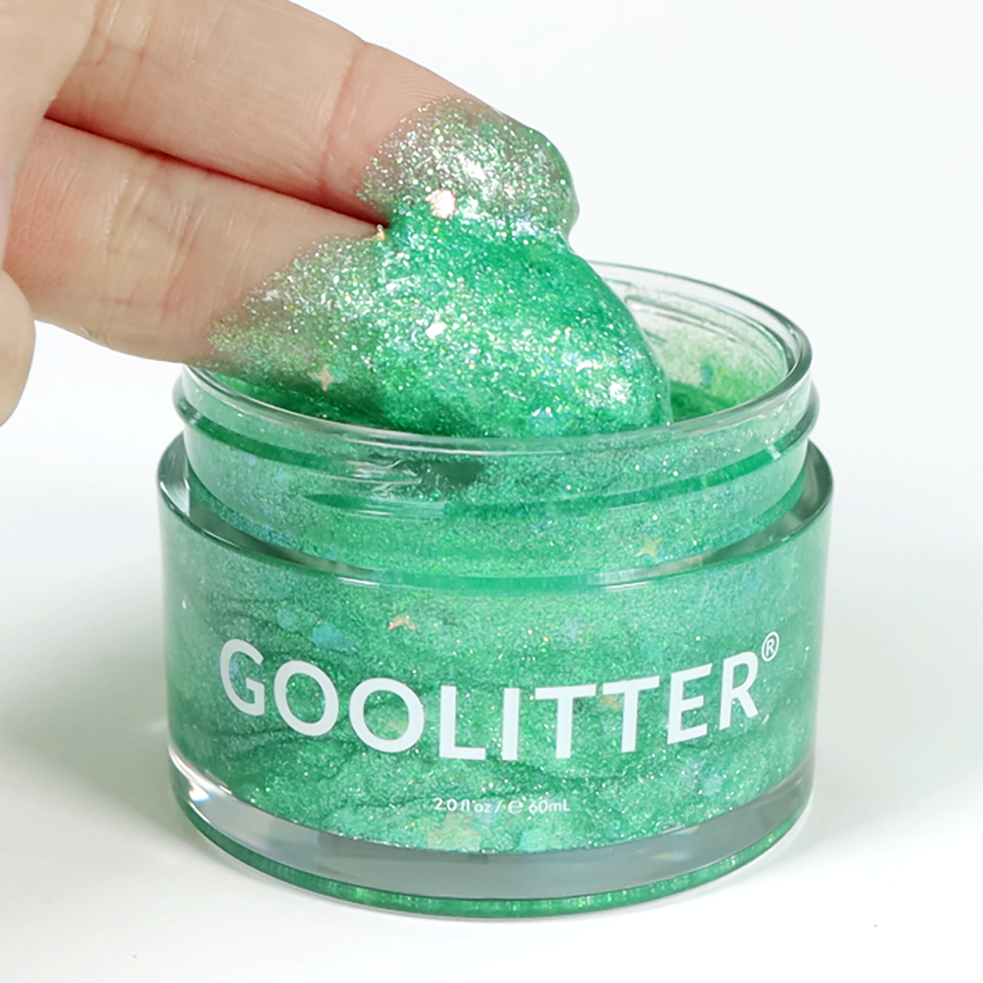 [GOOLITTER] Kiwi Crush 2oz (60mL) Holographic Fine Glitter Gel