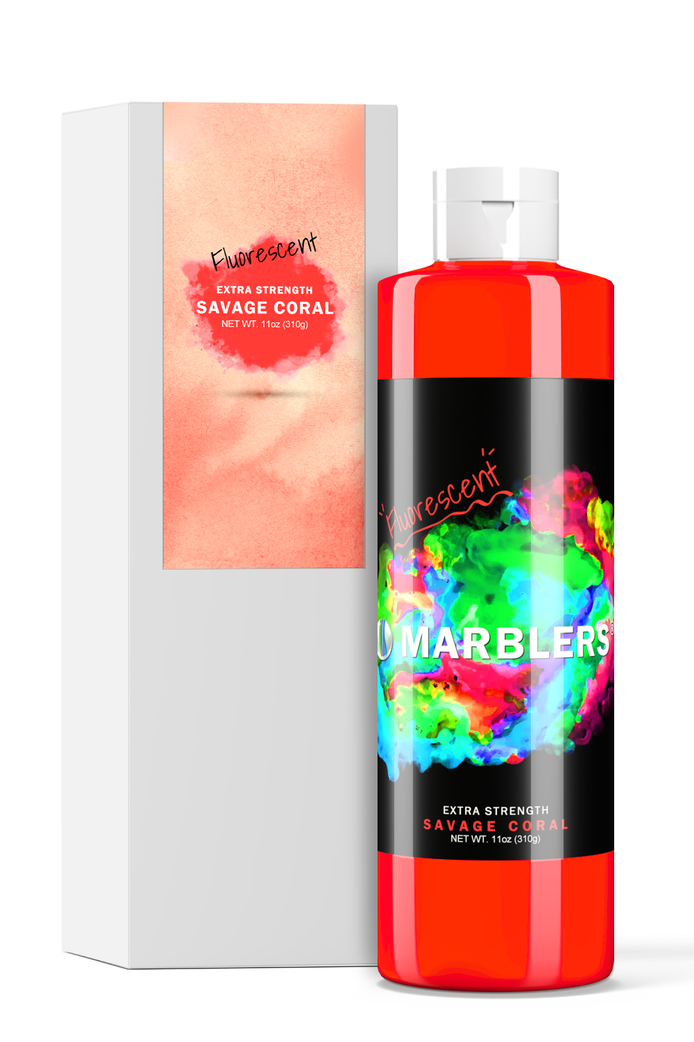 [Water Based Fluorescent Pigment] Savage Coral