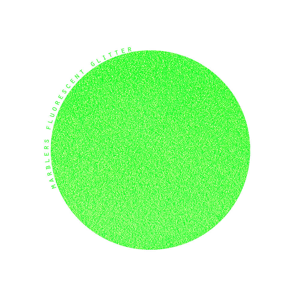 [Fine Glitter] Fluorescent Green