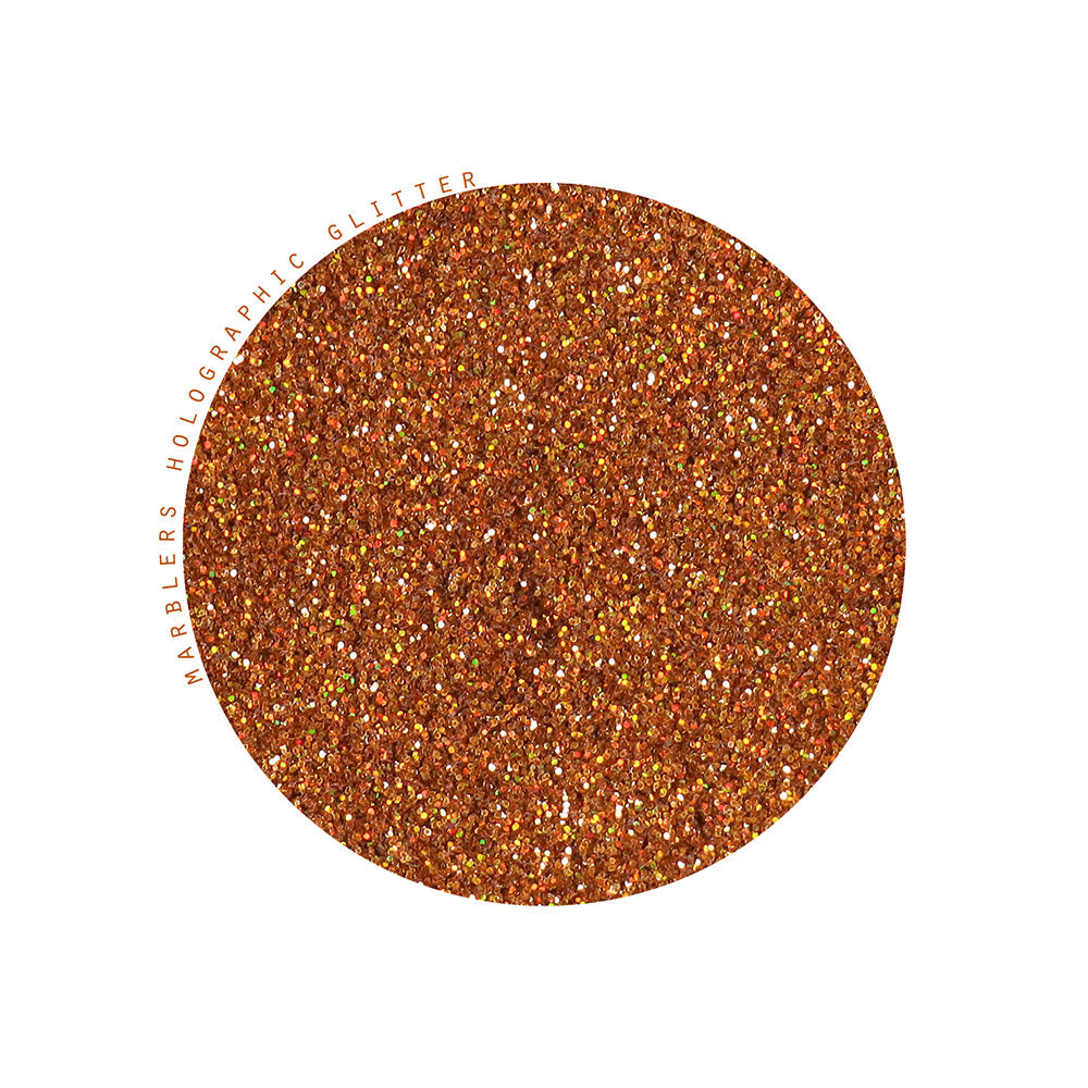 [Fine Glitter] Holo Burnt Orange