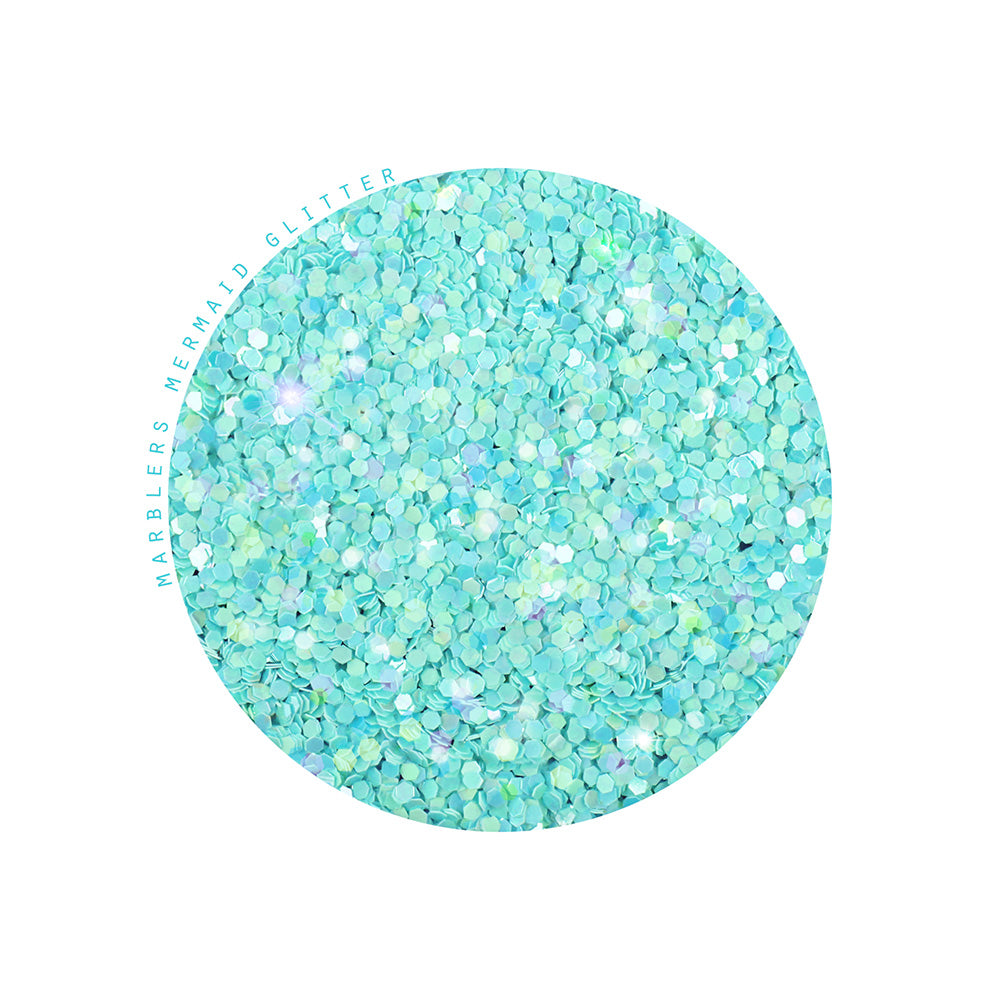 [Shape Glitter] Mermaid Light Blue