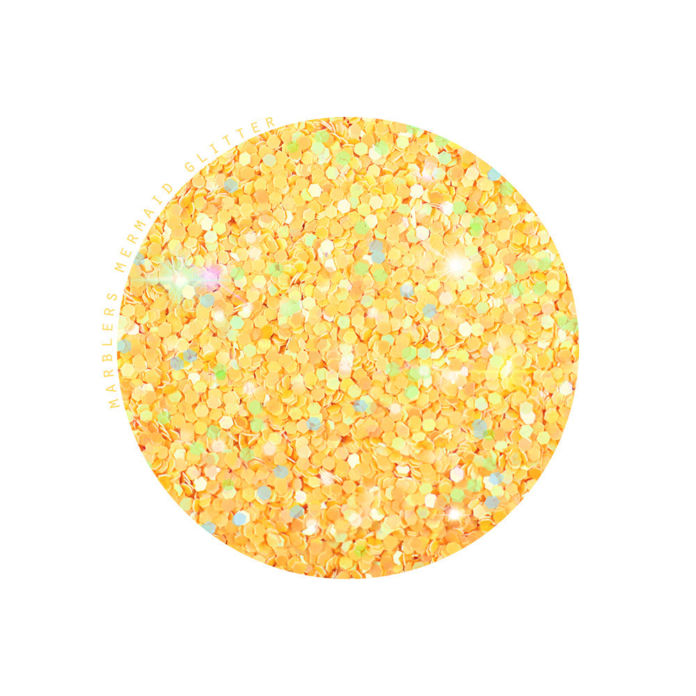 [Shape Glitter] Mermaid Yellow