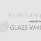 [Fine Glitter] Glass White