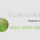 [Fine Glitter] Holo Apple Green