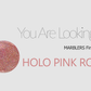 [Fine Glitter] Holo Pink Rose