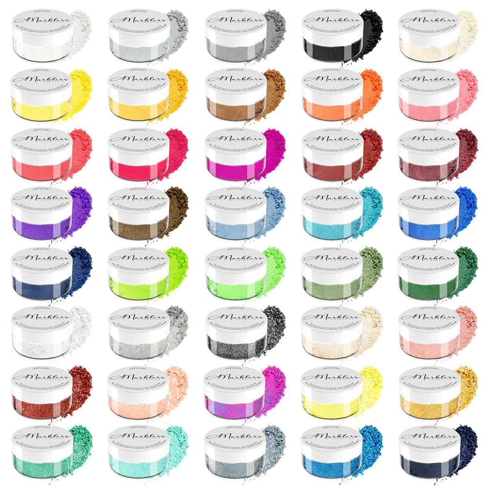 Mica Powder-40 Colors Glitter Pigment for Epoxy Resin, Soap Making  Supplies, Lip Gloss, Candle Making Dye, Bath Bomb, Nail and Art Crafts,  Cosmetic Grade Resin Color Pigment 5g/jar