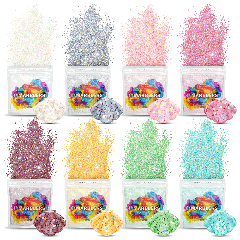 [Shape Glitter] Mermaid 8 Color Set