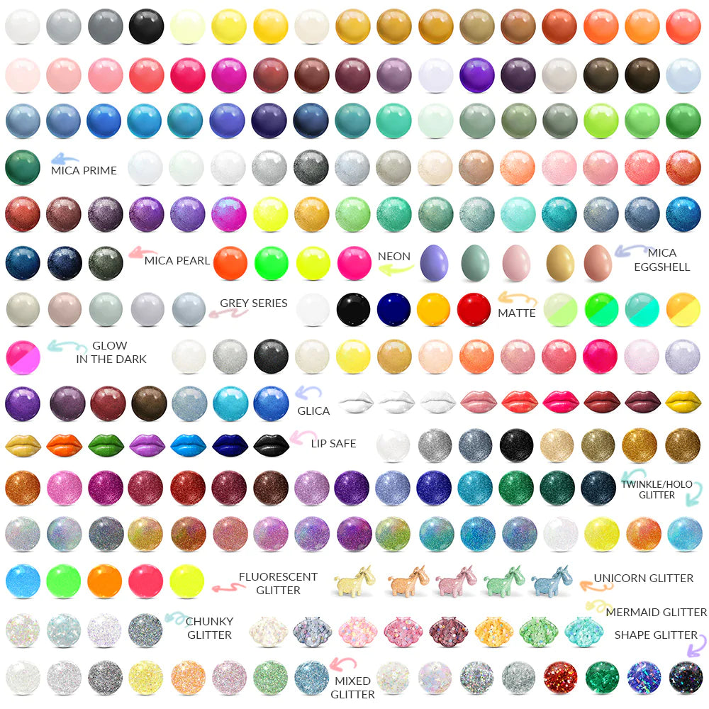 [Pearl Mica] 16 Color Set